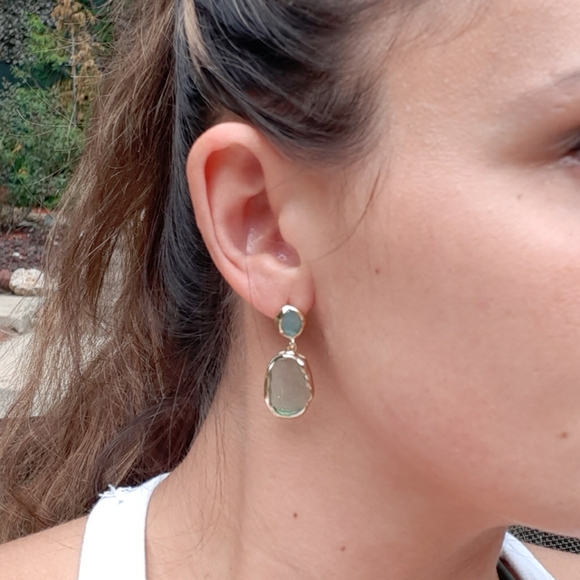 Boho | Teal Resin w/tiny flecks of Glitter - Picture 2 of 2